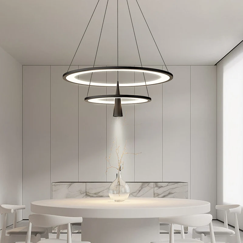 Umenie Led Luster Prívesok Na Čítanie Osvetlenie Izba Dekor Nordic Luxusné Kolo Tvorivé Kuchyňa Dekorácie S Spotlight Moderné Stravovanie