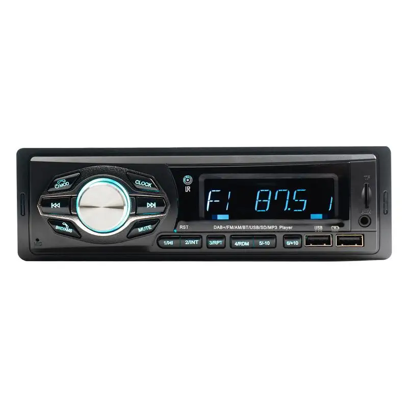 Auto Stereo Jeden Din Rádio Stereo Systémy Pre Automobily LCD Jeden DIN Auto Stereo Prijímač S BT 5.0 Verzia FM/AM/DAB Rádia Pre