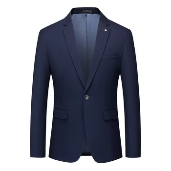 2023 Novej pánskej Módy Gentleman Business Bežné kórejská Verzia Pekný Slim British Zákopy Srsti Kvality Farieb Textilné Sako