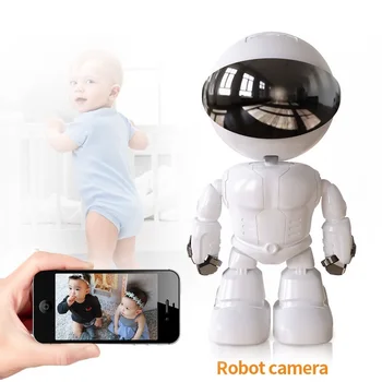 1080P Robot IP Kamera Bezpečnostná Kamera 360 ° WiFi Bezdrôtové 2MP CCTV Kamera, Smart Home Video Dohľad P2P domáce Zvieratá Baby Monitor