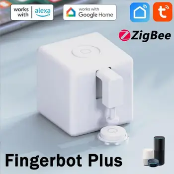 Tuya Prst Robot Prepínač Zigbee Smart Home Mechanické Zbrane Topánok Tlačidlo Tlačné Ovládanie Hlasom Alexa Domovská Stránka Google Smart App Život