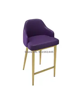 Špeciálna stolička pre moderné svetlo luxusné šperky obchodu pokladničné recepcii príjem operadlo stoličky bar stoličky domácnosti vysoká stolička