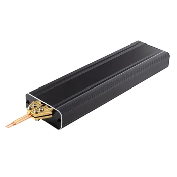 1 Kus Prenosné Miesto Zvárač Black Hliníkovej Zliatiny Micro-USB 5V 18650/21700 Lipo Batérie Nikel Plechov, Zváranie