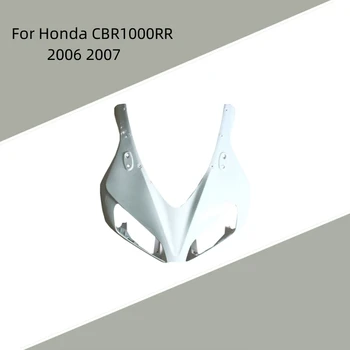 Nevyfarbené Hlavu Kapotáže Nos Hornej Prednej ABS Vstrekovanie Kapotáže Motocyklové Príslušenstvo Pre Honda CBR1000RR 2006 2007