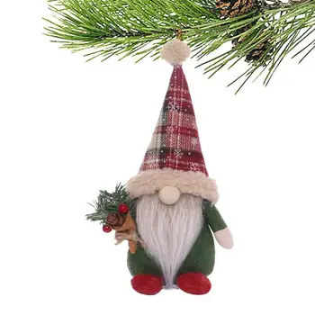 Vianočné Trpaslíci Oblečenie Pre Bábiku Švédsky Tomte Plyšové Gnome Holding Darček Roztomilý Anonymný Bábika Trpaslíci Vianočné Ozdoby Domov Dekor Tabuľka