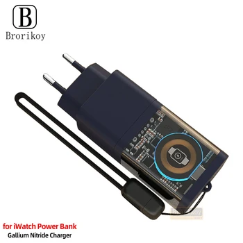 Bezdrôtový Prenosný Nabíjačka Power Bank 20W Rýchle Nabíjanie PD Typ-C Batéria Magnetické Sily Banka Pre Apple iWatch 8 7 6 Nabíjačky