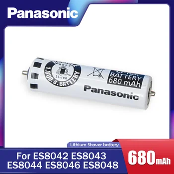 1-5 KS 680mAh Panasonic Nabíjateľná Lítiová Batéria Pre Elektrický Holiaci strojček Epilátor Masážne ES8042 ES8043 ES8044 ES8046 ES8048
