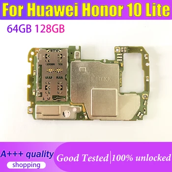 Pôvodné Odomknutý Pre HUAWEI Honor 10 Lite Doske,Globálna Verzia Pre HUAWEI Honor 10 Lite Logika základná Doska 128 gb 64 gb