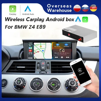 Bezdrôtové Carplay Android Auto Modul Dekodér Box Pre BMW Z4 E89 2009 2010 2011-2018 EVO/CIC Zrkadlo Odkaz AirPlay Auto Play BT, USB
