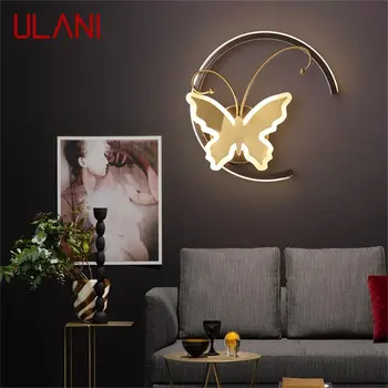 ULANI Nordic Kreatívne Steny Sconces Medi Lampa Súčasného Motýľ Tieni LED Svetlo Pre vnútorné
