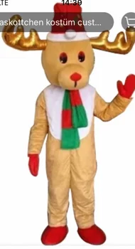 Nové Dospelých Horúce Predaj Pena Jeleň Fantázie Cartoon Maskot Kostým Plyšový Vianočný Maškarný Halloween Kostým Maskota