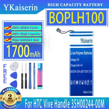 YKaiserin Batérie BOPLH100 1700mAh Pre HTC Vive Rukoväť Radič VR SS 35H00244-00M Digitálne kontakty batérie