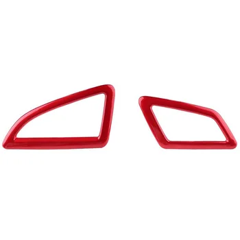 Dashboard Air Vent Vietor Zásuvky Kryt Výbava Nálepka pre 10. Gen Honda Civic 2016-2020 - Červená
