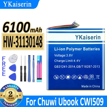 6100mAh YKaiserin Batérie HW-31130148 H-31130148P (CWI509) Pre Chuwi Ubook CWI509 Tablet PC 7-wire Bateria