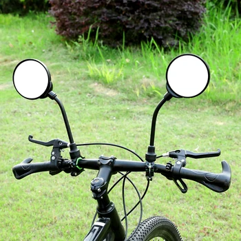 Bezpečné Spätné Zrkadlá s Ajustable 10 cm Hadice Široký Uhol Bicykli Spätné Zrkadlo Riadidlá Spätné Zrkadlo na Ľavej Alebo Pravej Strane