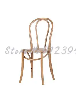 Jedálenské stoličky retro kreslo masívneho dreva Americký jedálenské stoličky dizajn denník stoličky drevené stoličky chrbát stoličky tvorivé moderných domov Severskej