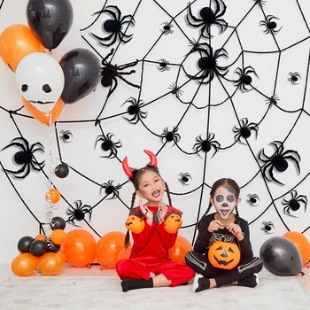36Pcs Halloween Black Spider Stenu Decor Nálepky Realistické Horor Pavúky Nálepky pre Vnútorné Vonkajšie Domácej Strany DIY Dekor Dodávky