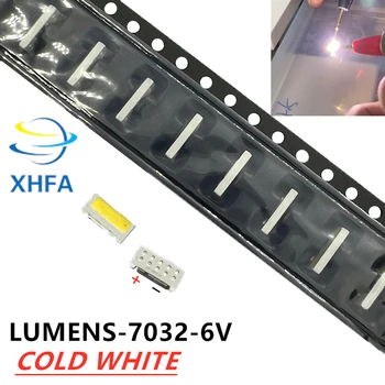 1000PCS/Veľa Originálnych SMD LED 7032 6V 1W 160mA studená Biela Vysoký Výkon Pre Lúmenov TV Podsvietenie Aplikácie