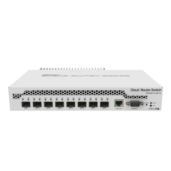 Mikrotik CRS309-1G-8S+Desktop Switch s 1xGigabit Ethernet port a 8xSFP+10Gbps porty, spínacia kapacita 162 gb / S